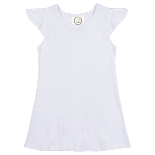 Blank Girl's Flutter Sleeve Dress