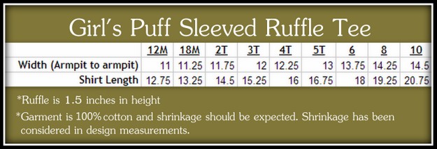 IMPERFECT *Sublimation Blanks* Girl\'s Short Sleeve Ruffle Tee Shirt - Poly Blend