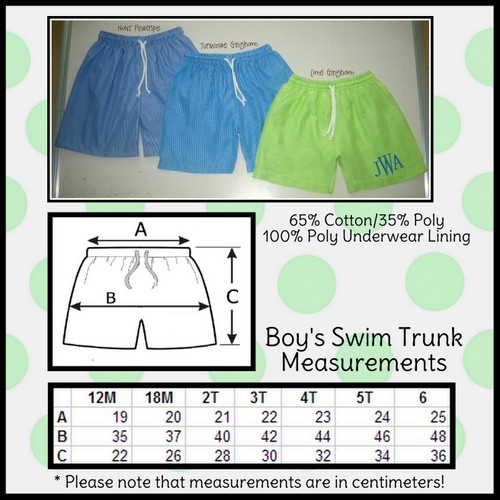 IMPERFECT Blank Seersucker Swim Trunks