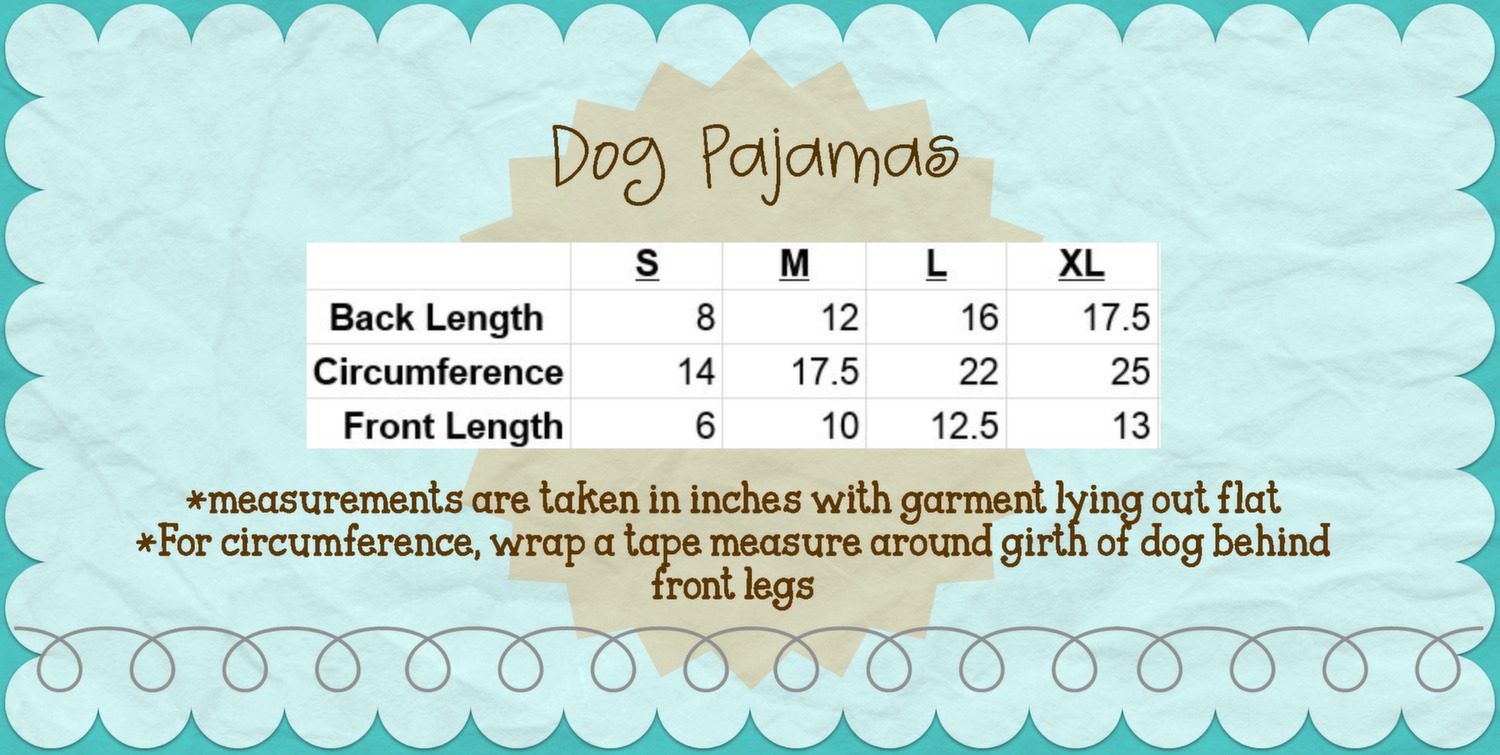 2023 Blank Christmas Pajamas - DOG