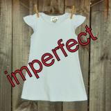 IMPERFECT Blank Girl's Flutter Sleeve Dress