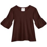 Blank Girl's 3/4 Bubble Sleeve Tunic