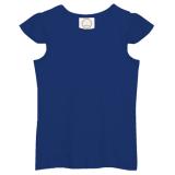 Blank Girl's Flutter Sleeve Tee Shirt